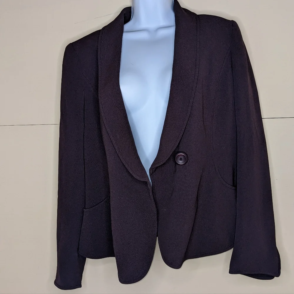 Ellen Tracy Blazer in Merlot